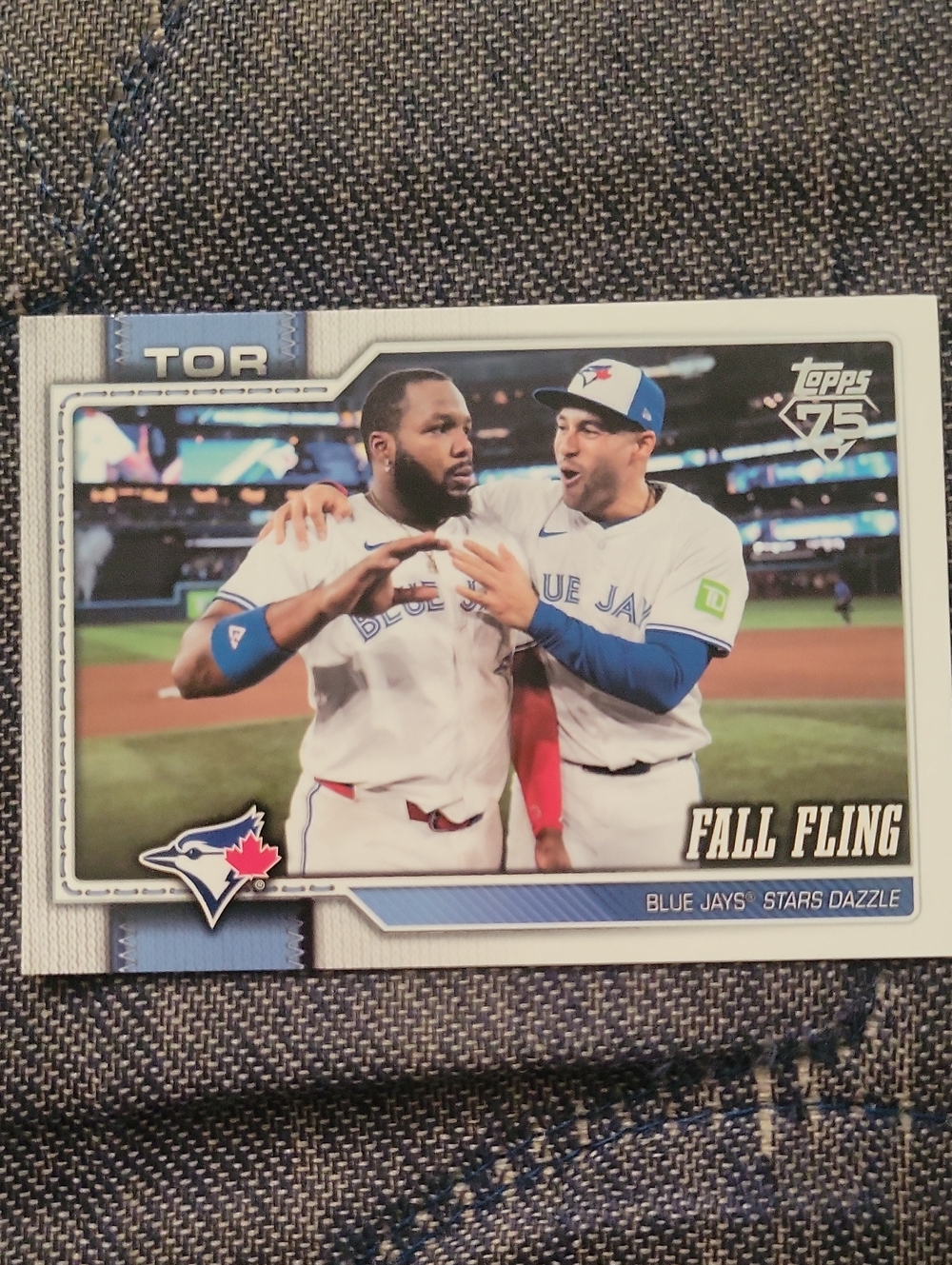 Topps Blue Jays Fall Fling Card - Blue & White